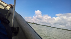 Sicht vom Schnellboot
